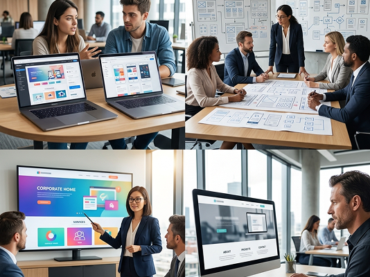 Corporate website redesign